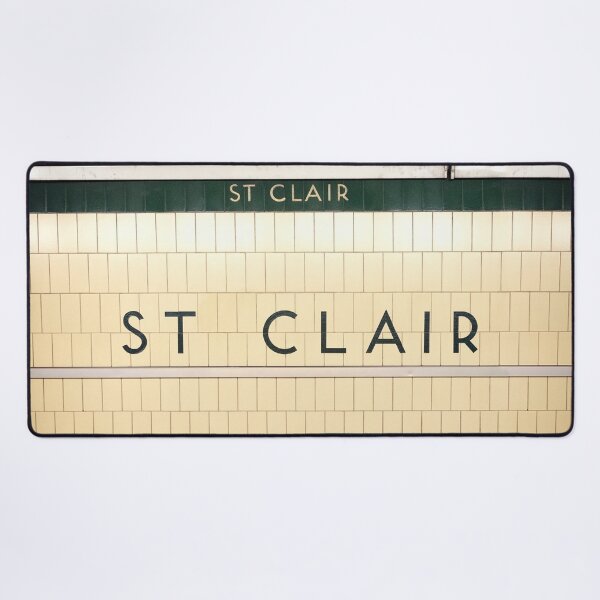 Item preview, Toronto St. Clair Subway Station Sign designed and sold by stationtoronto.