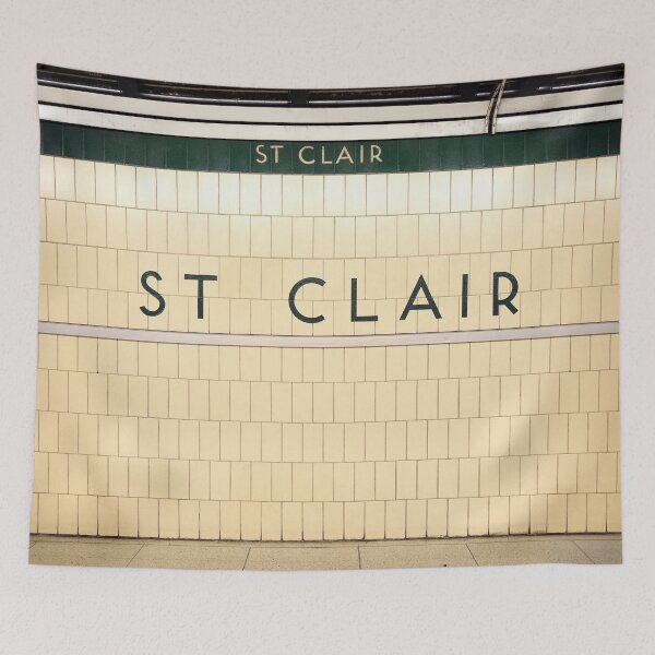 Item preview, Toronto St. Clair Subway Station Sign designed and sold by stationtoronto.