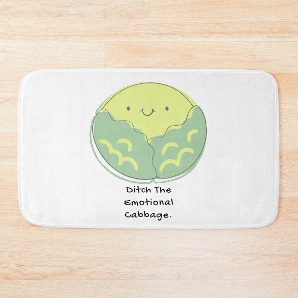 Item preview, Ditch The Emotional Cabbage Food Pun designed and sold by ZestyFruit.