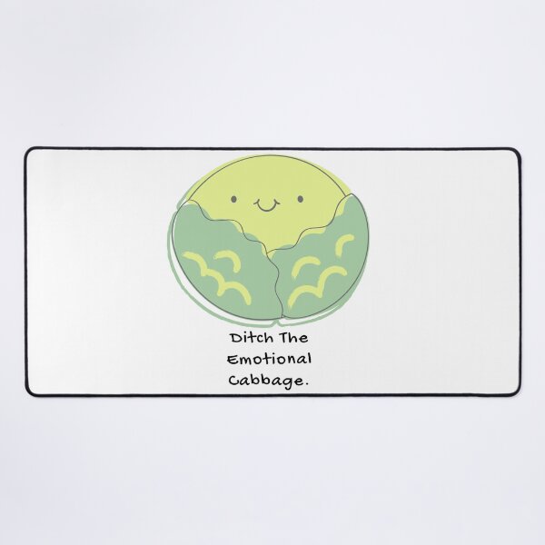 Item preview, Ditch The Emotional Cabbage Food Pun designed and sold by ZestyFruit.