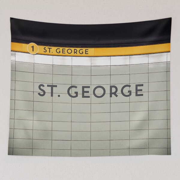 Item preview, Toronto St. George Line 1 Subway Sign designed and sold by stationtoronto.