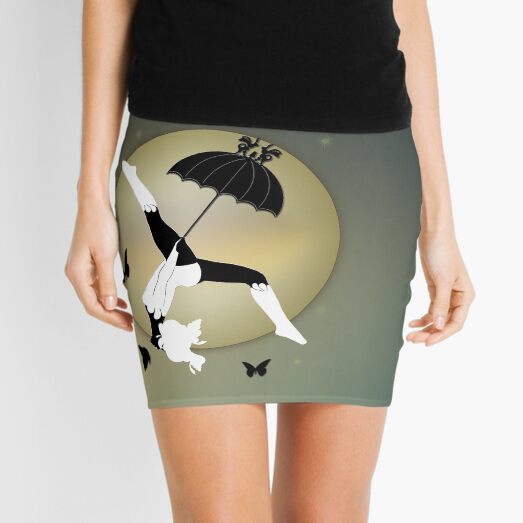 The Butterfly Circus - The Girl over the Moon Mini Skirt