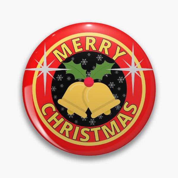 Item preview, Merry Christmas Round Bell designed and sold by JockArts.