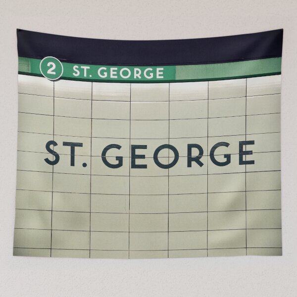 Item preview, Toronto St. George Subway Sign Line 2 designed and sold by stationtoronto.