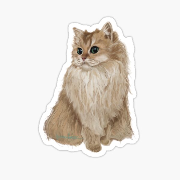 Smoothie The cat Sticker