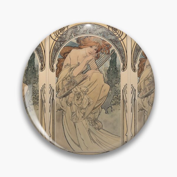 Artikelvorschau, Allegorie de la Musique von Alphonse Mucha entworfen und verkauft von RBEnt.