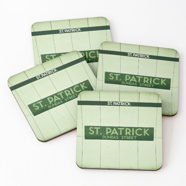 Item preview, St. Patrick Toronto Subway Sign designed and sold by stationtoronto.