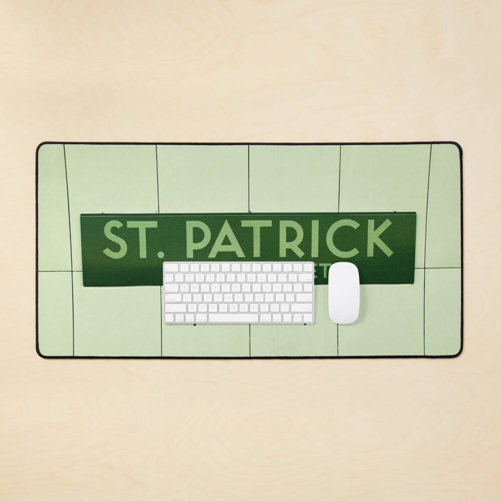 St. Patrick Toronto Subway Sign Mouse Pad