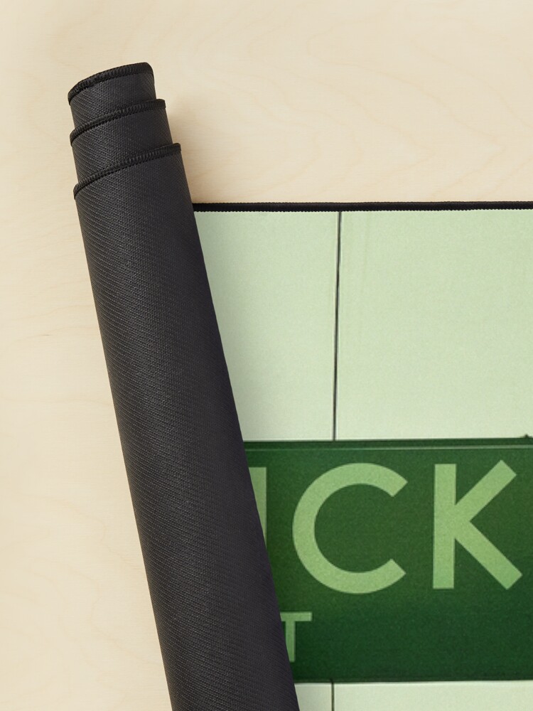 Alternate view of St. Patrick Toronto Subway Sign Mouse Pad