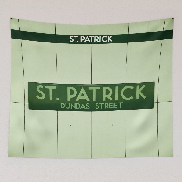 Item preview, St. Patrick Toronto Subway Sign designed and sold by stationtoronto.