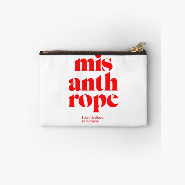 Item preview, misanthrope statement print: I don't believe in humans. designed and sold by TrueType.