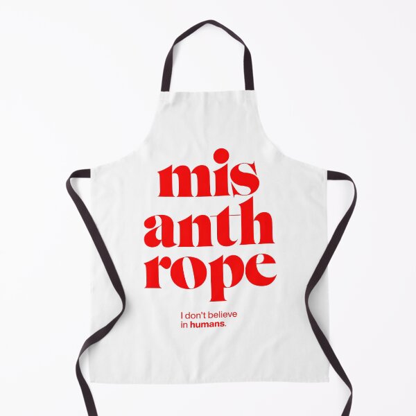 Item preview, misanthrope statement print: I don't believe in humans. designed and sold by TrueType.