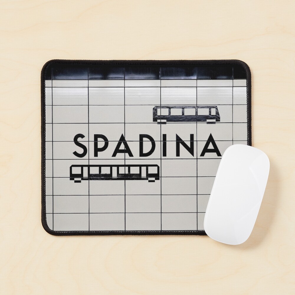 Toronto Spadina Subway Station Sign Mouse Pad