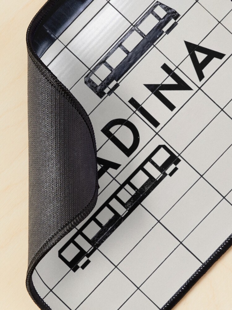Alternate view of Toronto Spadina Subway Station Sign Mouse Pad