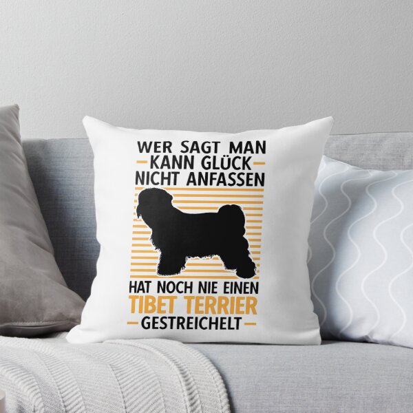 Item preview, Tibetan Terrier petting Tibetan dog saying designed and sold by madgrfx.