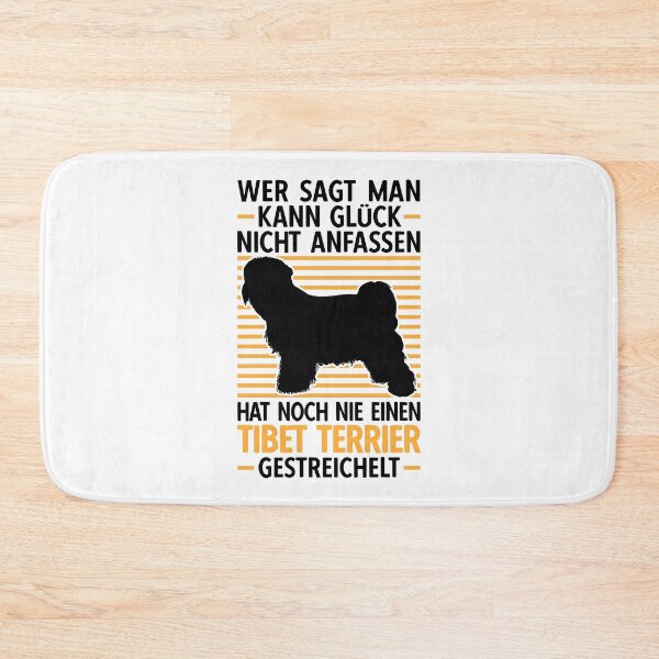 Item preview, Tibetan Terrier petting Tibetan dog saying designed and sold by madgrfx.