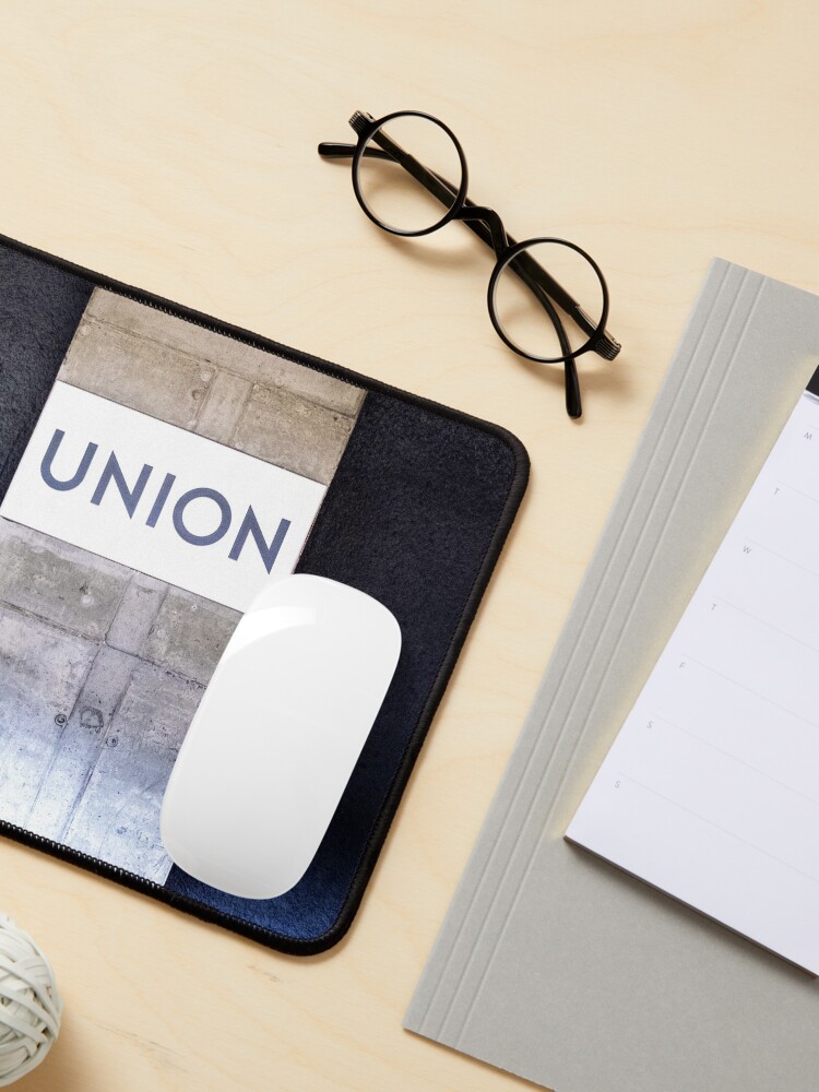Alternate view of Toronto Union Station Subway Sign Mouse Pad