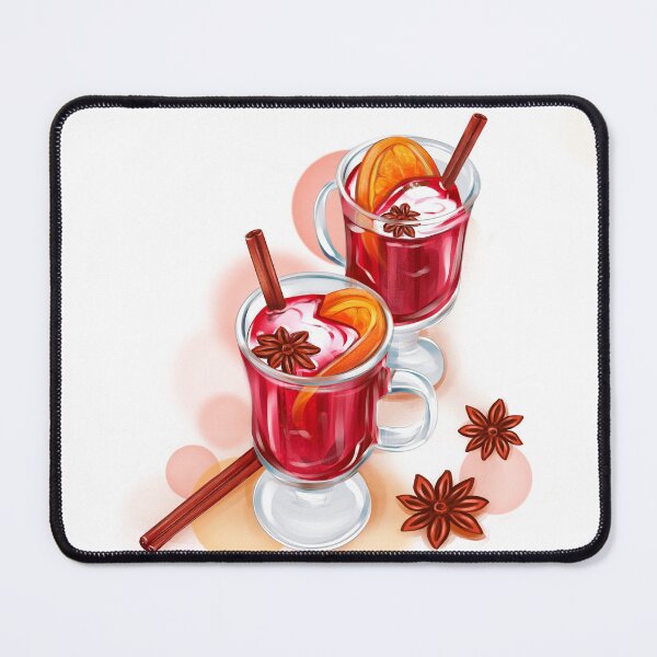 Item preview, Mulled wine, drink in a glass. designed and sold by Vitadesire.