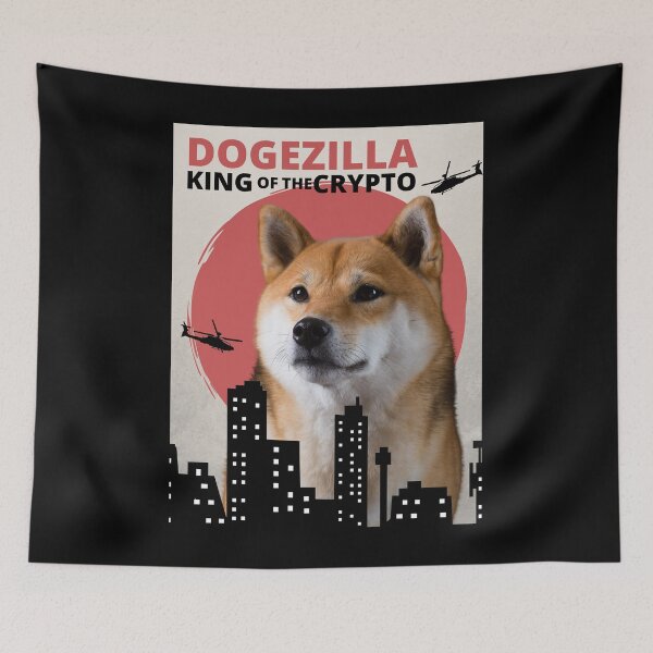 Item preview, Dogezilla Doge Meme For Funny Dog Lovers In Japanese - Dogezilla designed and sold by lodarohit.