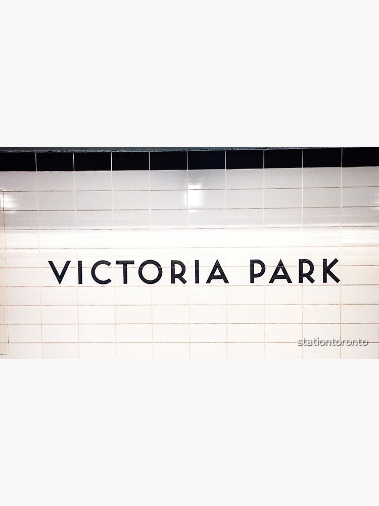 Toronto Subway Station Sign Victoria Park by stationtoronto