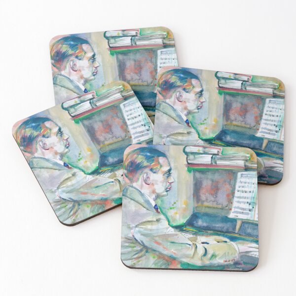 Item preview, COLE PORTER watercolor portrait .1 designed and sold by lautir.