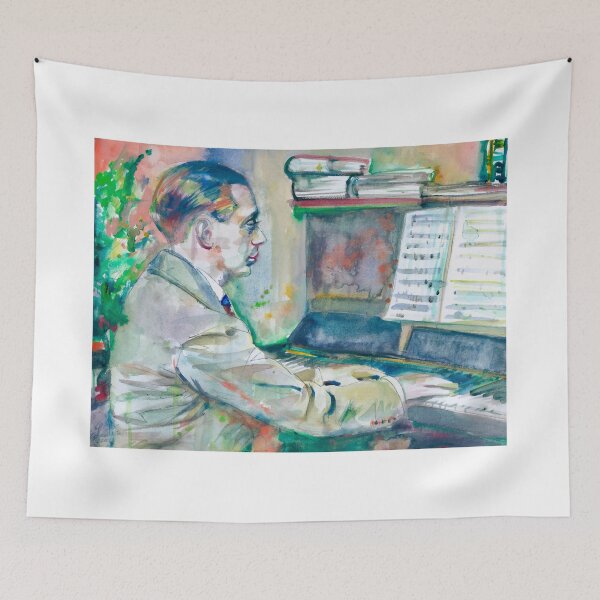 Item preview, COLE PORTER watercolor portrait .1 designed and sold by lautir.
