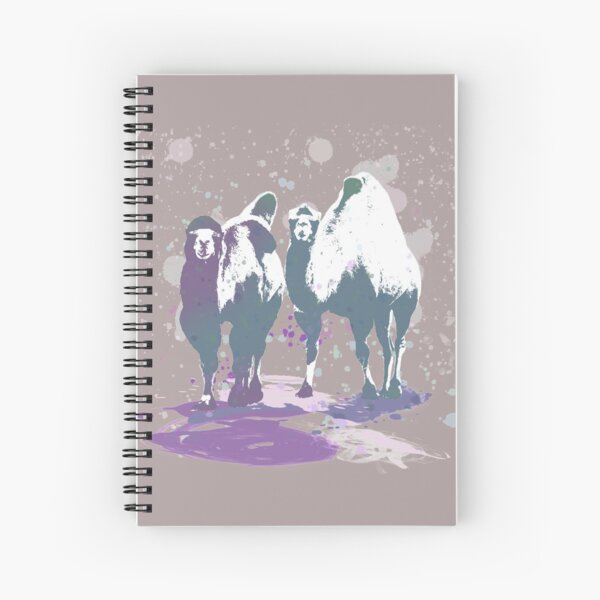Camels Coming Your Way Spiral Notebook