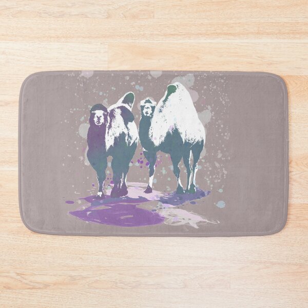 Camels Coming Your Way Bath Mat