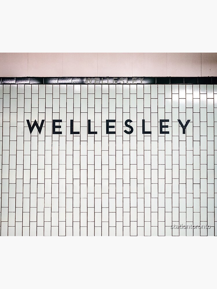Toronto Wellesley Subway Station Sign by stationtoronto