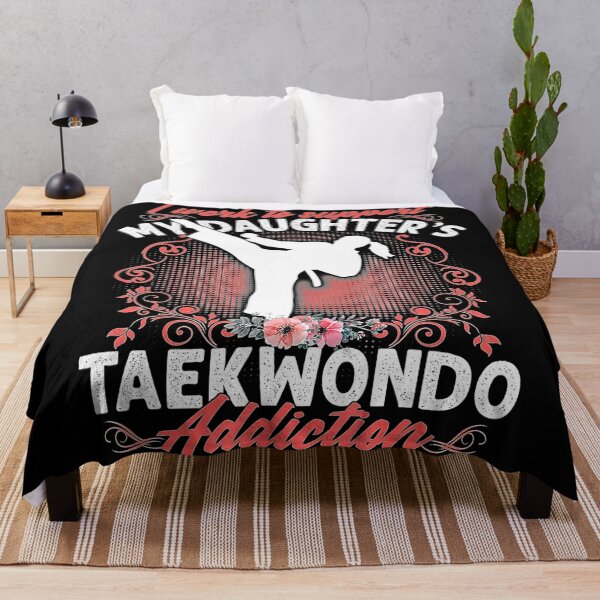 Item preview, Dad Mom I Work To Support My Daughters Taekwondo Addiction  designed and sold by Jotaroxa1j.