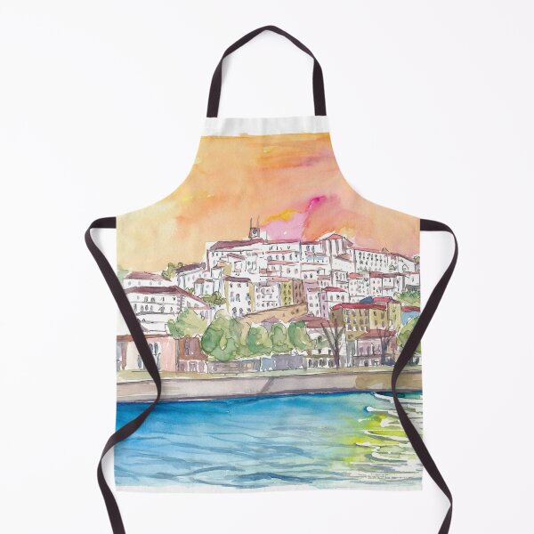 Item preview, Coimbra Romantic Sunset over Old Town in Portugal designed and sold by artshop77.
