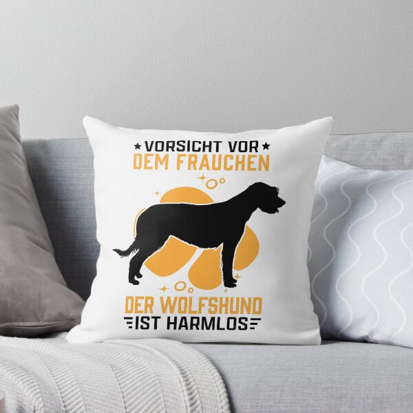 Artikelvorschau, Irischer Wolfshund Frauchen Windhund Wolfhound entworfen und verkauft von madgrfx.