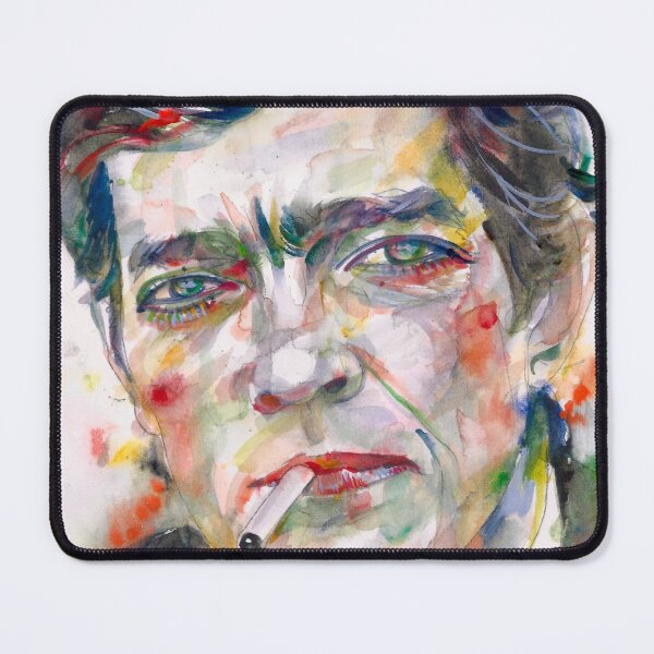 Item preview, JULIO CORTAZAR watercolor portrait .1 designed and sold by lautir.