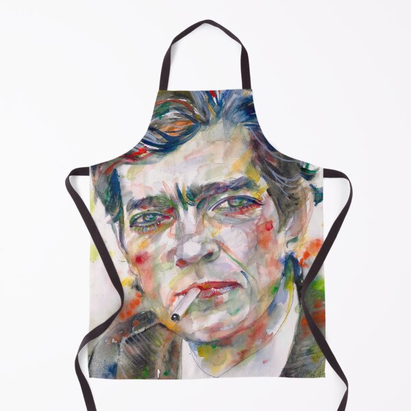 Item preview, JULIO CORTAZAR watercolor portrait .1 designed and sold by lautir.
