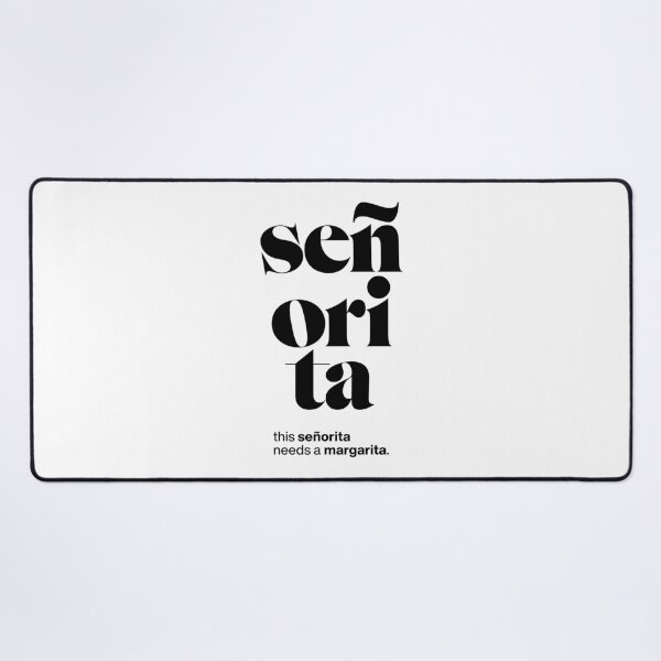 Item preview, señorita statement print: this señorita needs a margarita. designed and sold by TrueType.