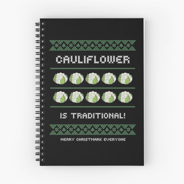 Artikelvorschau, Blumenkohl ist traditionell | Frohe Weihnachten euch allen entworfen und verkauft von Shirtlify.