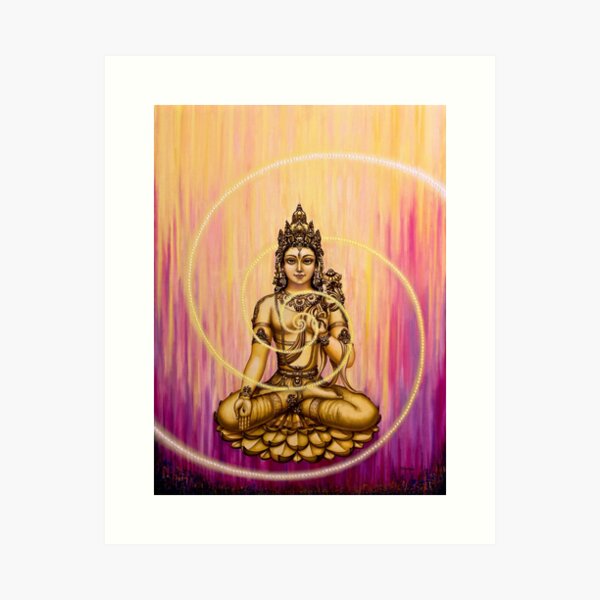 White Tara Art Print