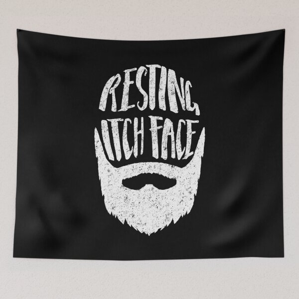 Item preview, Resting Itch face | Funny Beard Quote designed and sold by SpoofTShirts.