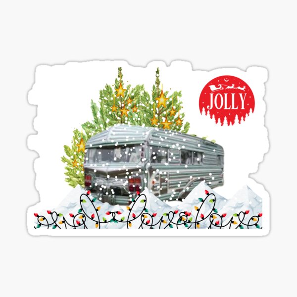 Travellerromany Gypsy Caravan Christmas Cards Set Of 12 Sticker For