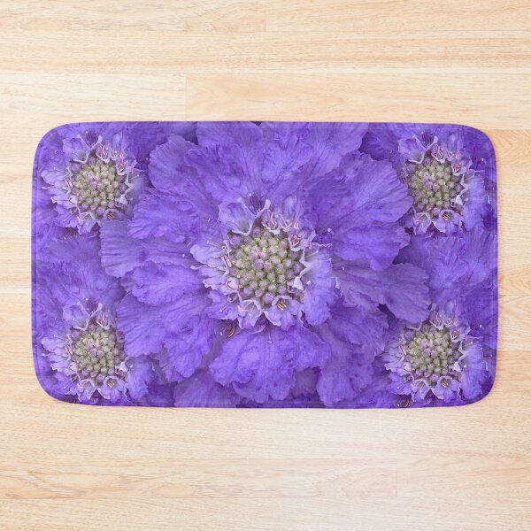 Item preview, Blue Scabious Flower Still Life Floral Photography designed and sold by CottoVerdi.
