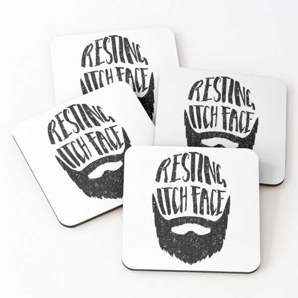 Item preview, Resing Itch face - Funny Beard Quote designed and sold by SpoofTShirts.