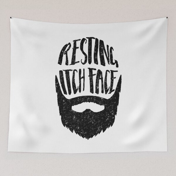 Item preview, Resing Itch face - Funny Beard Quote designed and sold by SpoofTShirts.
