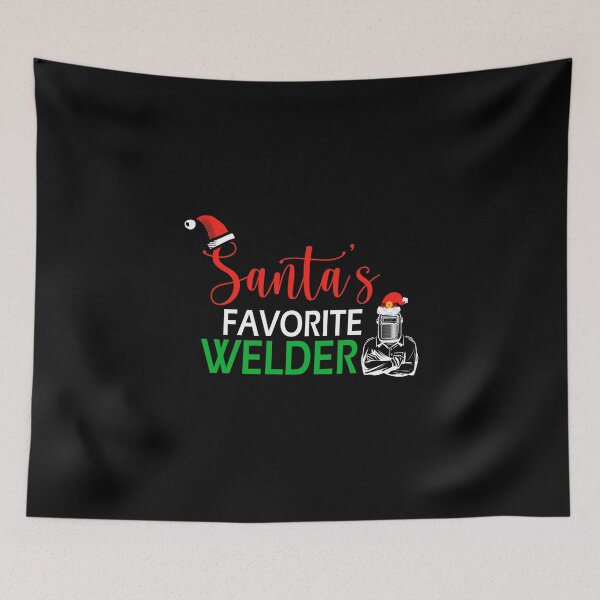 Item preview, funny welding sarcastic offended saying Santa’s Favorite Welder gift Birthday Meme boyfriend girlfriend designed and sold by joygift369.