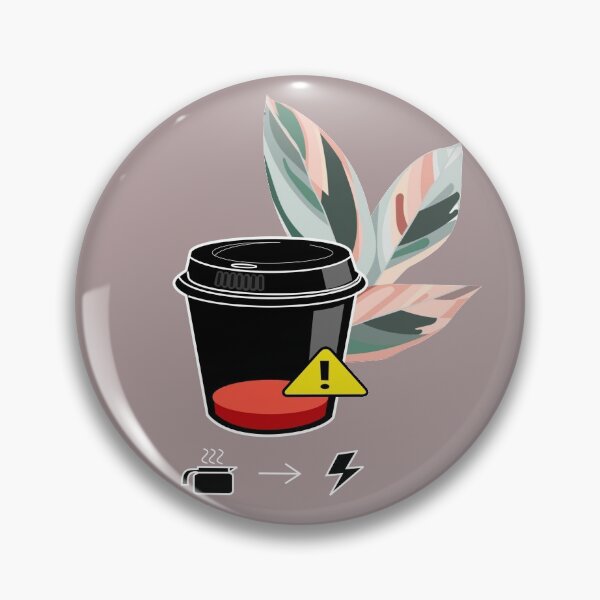 Item preview, Coffee warning designed and sold by LeafLoom.