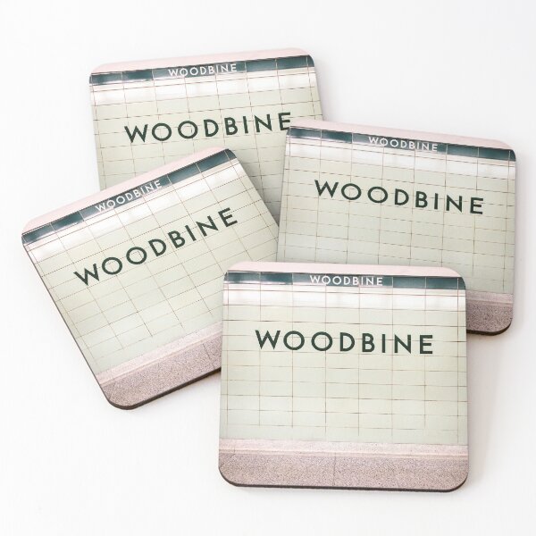 Item preview, Toronto Subway Station Sign Woodbine Station designed and sold by stationtoronto.