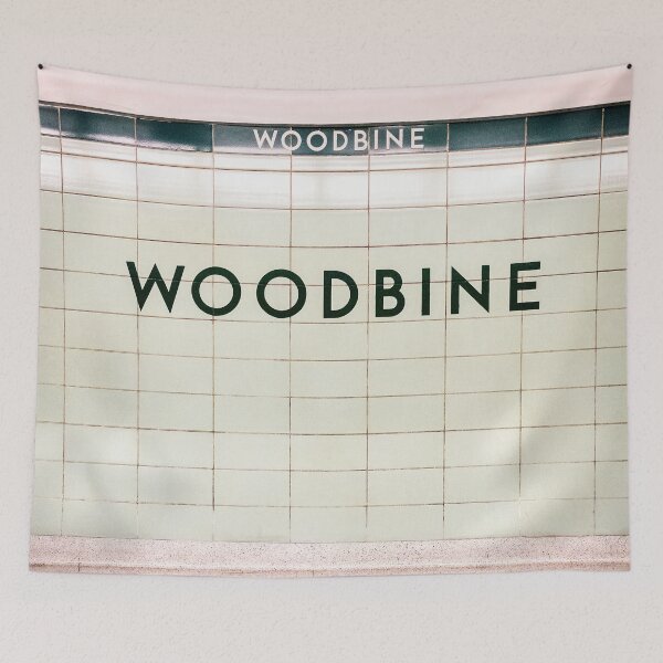 Item preview, Toronto Subway Station Sign Woodbine Station designed and sold by stationtoronto.