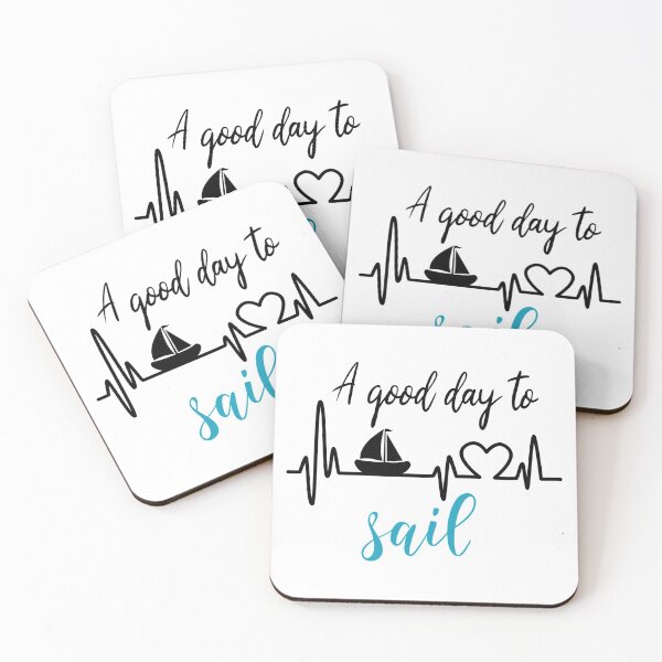 Item preview, A Good Day To Sail Funny Sea Lovers - Cool Heartbeat Design For Sailing Lovers Gift Idea designed and sold by Prince - Bestseller ★★★★★.