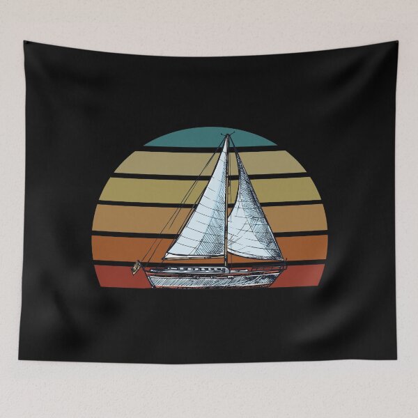 Item preview, A Good Day To Sail Retro Vintage Distressed Sunset For Sailors - Cool Design For Sailing Lovers Gift Idea designed and sold by Prince - Bestseller ★★★★★.