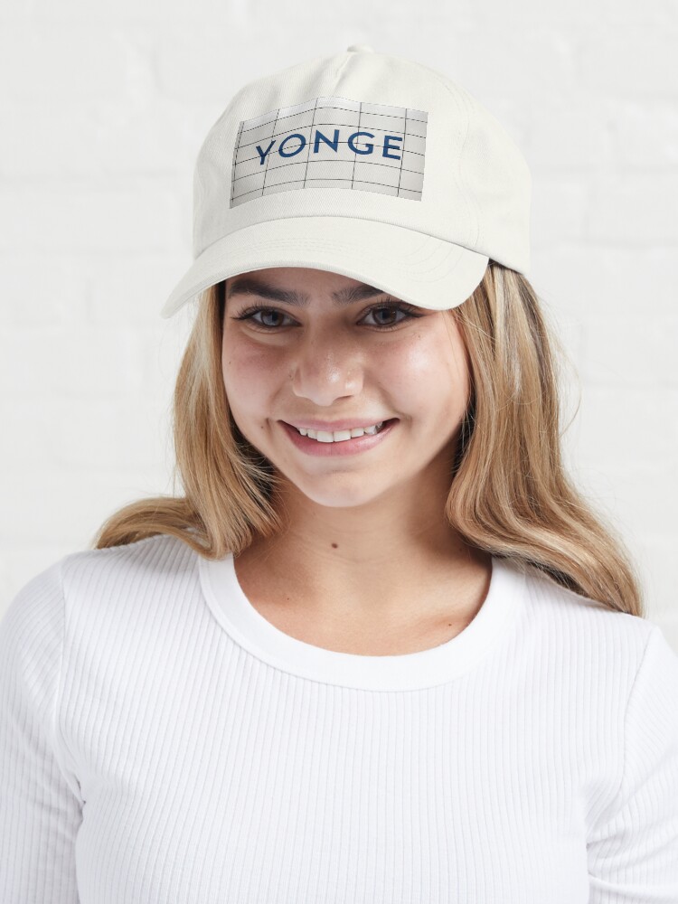Alternate view of Toronto Subway Yonge Station Sign Cap