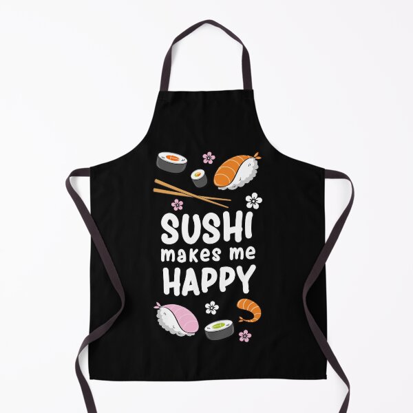 Item preview, Sushi makes me happy designed and sold by Toony-Stuff.